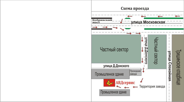 Схема проезда