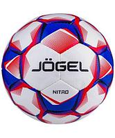 Мяч футбольный №5 Jogel Nitro №5 blue/white/red BC20 16940