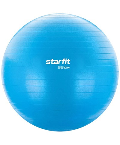 Гимнастический мяч Starfit Core GB-104 55см Антивзрыв синий