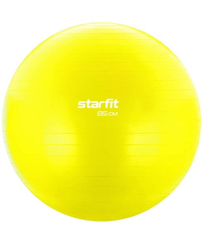 Гимнастический мяч Starfit Core GB-104 85см Антивзрыв желтый