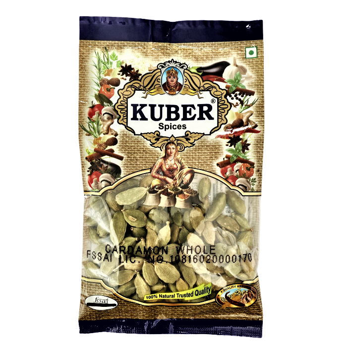 Кардамон Зеленый целый, Kuber Spices, 20г – утонченный вкус