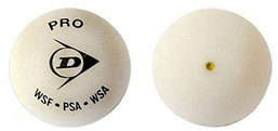 Мяч для сквоша Dunlop White Pro 1 шт 627DN700118T