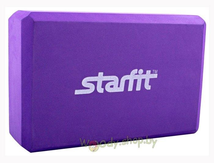 Блок для йоги Starfit FA-101 EVA фиолетовый