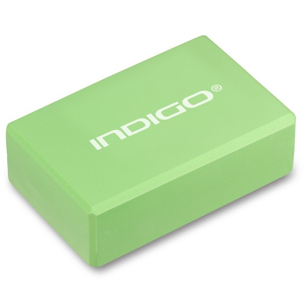 Блок для йоги INDIGO IN6011 (салатовый)