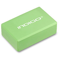 Блок для йоги INDIGO IN6011 (салатовый), фото 1