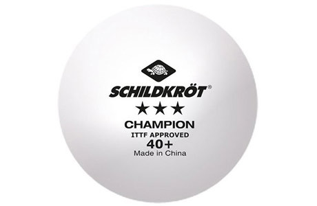 Мячи для настольного тенниса Schildkrot Champion ITTF 3* (3шт) SLD-16062 - фото 2 - id-p165112145