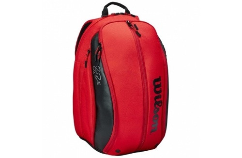 Рюкзак-сумка теннисная Wilson Federer DNA Backpack WR8005301001 (оранжевый/черный)