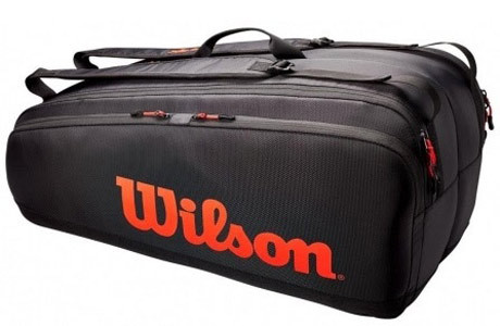 Чехол-сумка для ракеток Wilson Tour 12 Pack WR8011201001 (черный/красный), фото 1
