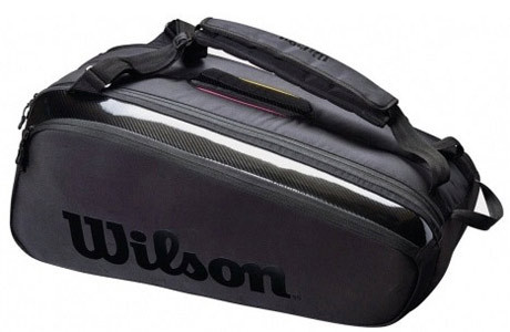 Чехол-сумка для ракеток Wilson Super Tour Pro Staff 9 Pack WR8010601001 (черный)