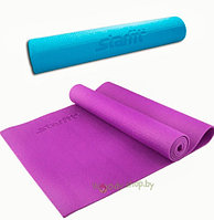 Коврик для фитнеса гимнастический Starfit FM-101 PVC 6мм (фиолетовый, синий)