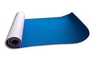 Коврик для фитнеса гимнастический Zez Sport TPE-6108 8 мм (розовый/синий)
