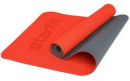 Коврик для фитнеса гимнастический Starfit FM-202 TPE 5 мм (красный)
