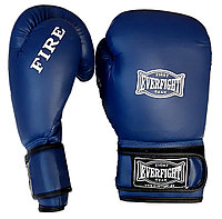 Боксерские перчатки EVERFIGHT EGB-536 FIRE Blue (8 унц.)