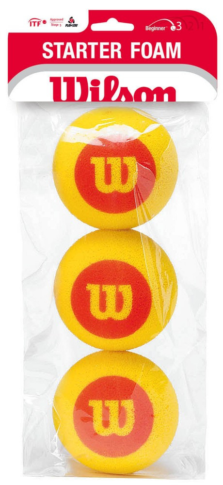 Мячи теннисные Wilson Starter Foam Tball (3 шт) WRZ258900, фото 1