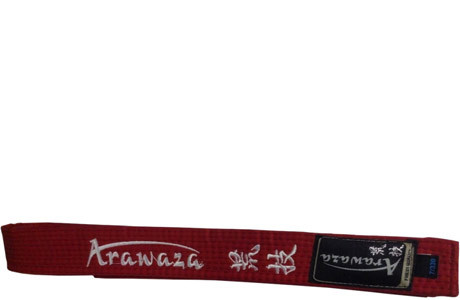 Пояс для единоборств Arawaza RED (65% полиэстер, 35% хлопок) 290см RBEKRE5