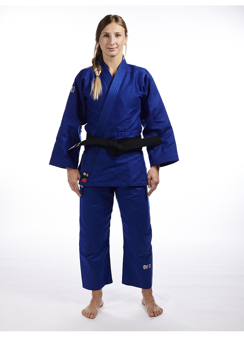 Кимоно дзюдо IPPON GEAR Basic Blue 150 JI550B - фото 4 - id-p165112402