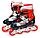 Роликовые коньки раздвижные (31-34, 35-38, 39-42) Relmax GS-SK-P01 Red, фото 2