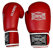 Боксерские перчатки EVERFIGHT EGB-524 OLYMPIC Red (10,12 унц.)