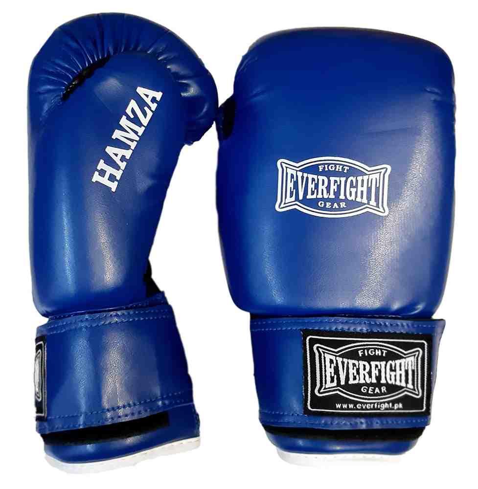Боксерские перчатки EVERFIGHT EGB-538 HAMZA Blue (6 унц.)