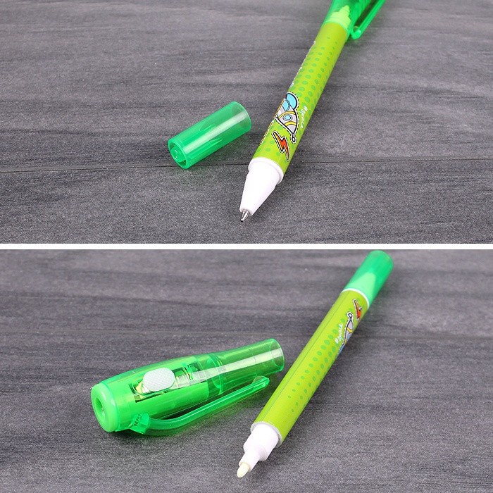 Ручка шпаргалка с фонариком "Шпионская" ассорти - фото 5 - id-p165116158