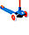 Самокат 3-х колесный RIDEX Hero blue/orange 120/80мм 18410, фото 4