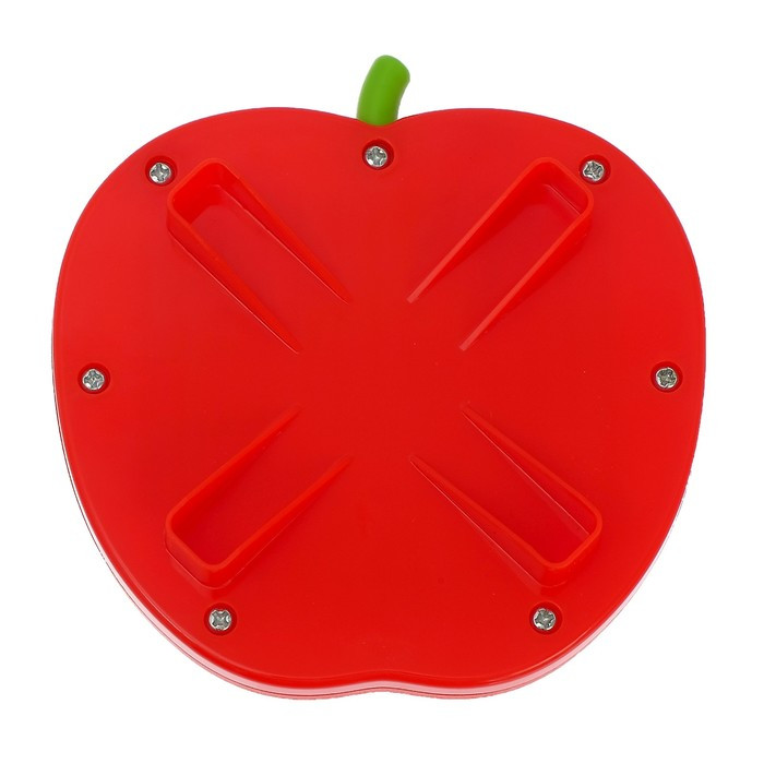 Магнитный планшет яблоко маленькое, 142 отверстий, цвет красный - фото 5 - id-p165082443