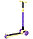 Самокат 3-х колесный RIDEX Chip violet/yellow 120/80мм (светящиеся колеса) 18421, фото 4