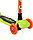 Самокат 3-х колесный RIDEX Chip orange/green 120/80мм (светящиеся колеса) 18422, фото 4