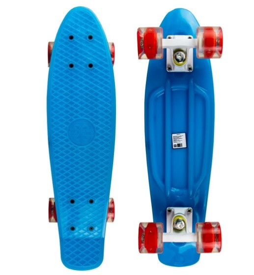 Пенни борд (скейтборд) MaxCity Plastic Board Gloss Small Blue