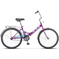 Велосипед Stels Pilot 710 24 Z010 2020 (фиолетовый/голубой)