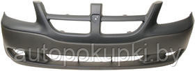 БАМПЕР ПЕРЕДНИЙ Dodge Caravan  2000-2004, без противотуманок , PCR04039BA