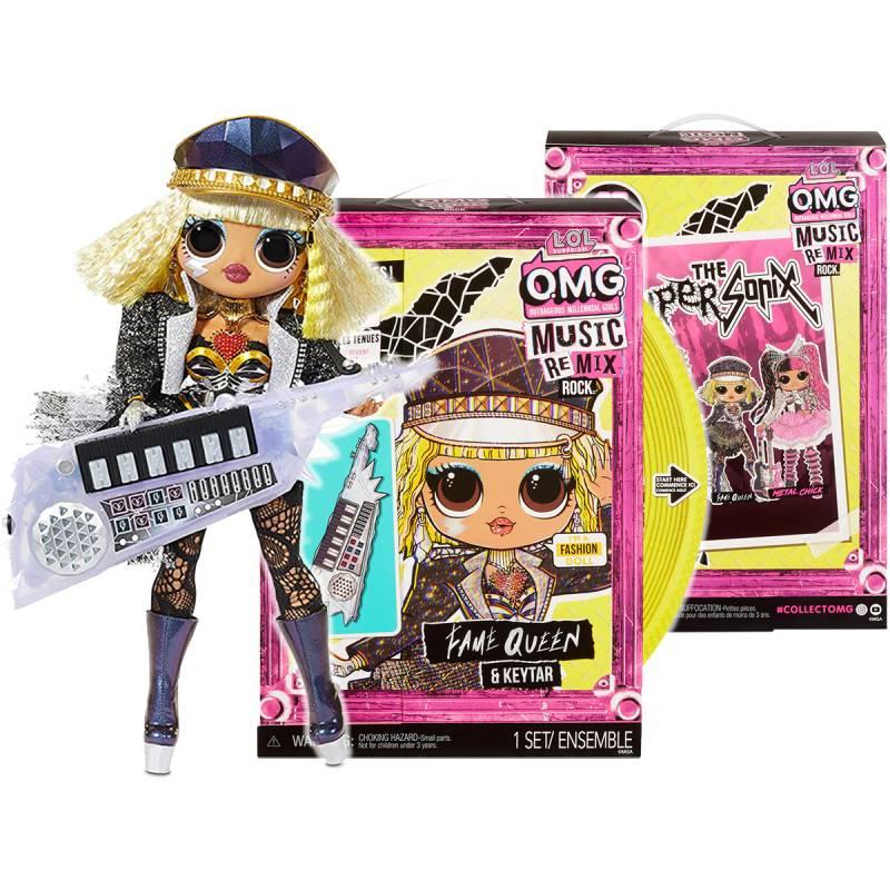Кукла LOL Surprise OMG Music Remix Rock Bhad Gurl и клавитара 577607 - фото 1 - id-p165160951