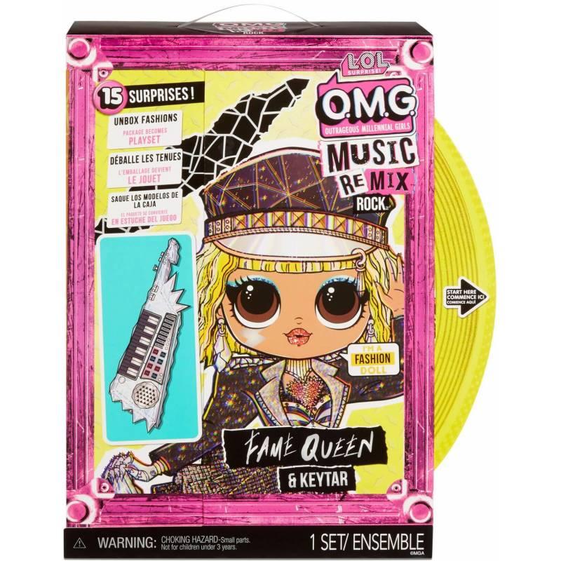 Кукла LOL Surprise OMG Music Remix Rock Bhad Gurl и клавитара 577607 - фото 2 - id-p165160951