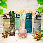 Спортивная бутылка для воды Sport Life / замок блокиратор крышки / поильник / 500 мл Бирюзовый, фото 5