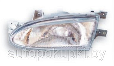 ПЕРЕДНЯЯ ФАРА (ЛЕВАЯ) Hyundai Accent I 1994-1997, механический корректор, 4 двери,  ZHN1108L