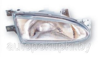 ПЕРЕДНЯЯ ФАРА (ПРАВАЯ) Hyundai Accent I 1994-1997, механический корректор,  4 двери, ZHN1108R