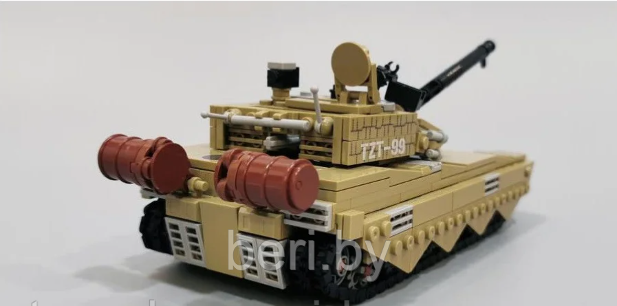 KY84081 Конструктор Kazi "Основной боевой танк", 671 детали, армия техника грузовик ,аналог Лего - фото 6 - id-p165194864