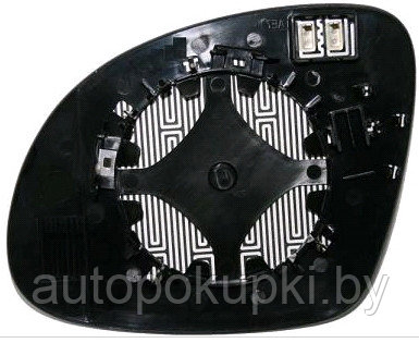 СТЕКЛО БОКОВОГО ЗЕРКАЛА (ПРАВОЕ) Volkswagen Tiguan 2007- 2016, SVWM1050AGRE