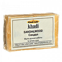 Натуральное Мыло Сандал Khadi India Sandalwood, 100г - ручная работа