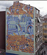 Монументальная живопись на фасадах стен