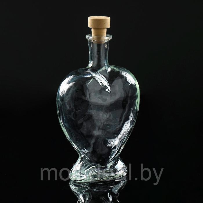 Ваза-бутылка декоративная "Сердце" - фото 1 - id-p165160828