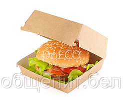 Упаковка DoEco ECO BURGER XL 130x130x110 мм  для бургеров (150шт./кор.)