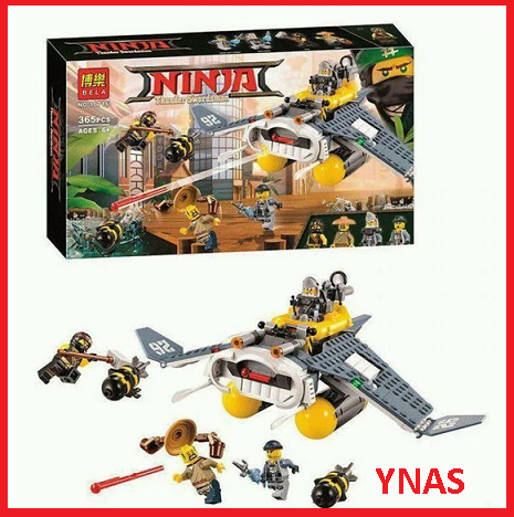 Детский конструктор Ninjago Ниндзяго корабль бомбардировщик 10716 морской дьявол , серия аналог LEGO Лего