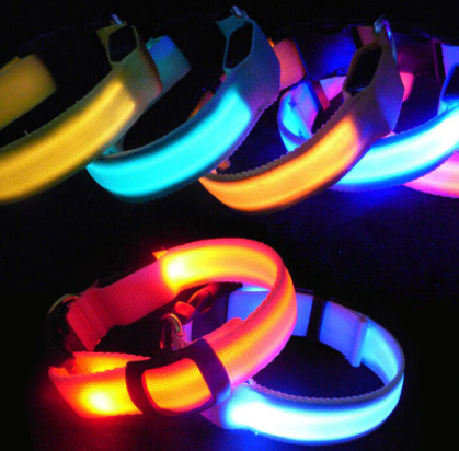 Светящийся ошейник для собак (3 режима) Glowing Dog Collar - фото 8 - id-p96704540