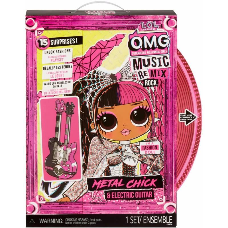 Кукла LOL Surprise OMG Music Remix Rock Metal Chick и электрогитара 577577 - фото 3 - id-p165229520