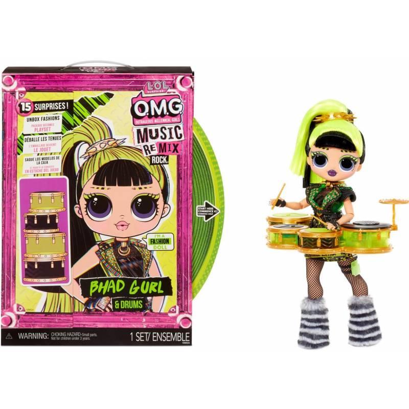 Кукла LOL Surprise OMG Music Remix Rock Frame Queen и ударные 577584 - фото 2 - id-p165229522