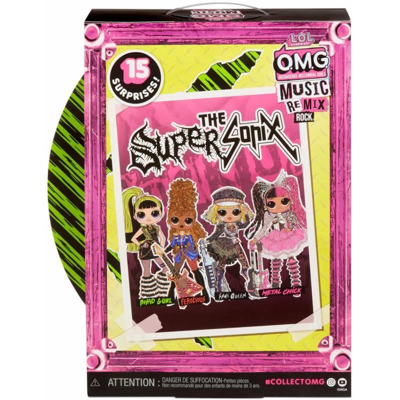 Кукла LOL Surprise OMG Music Remix Rock Frame Queen и ударные 577584 - фото 4 - id-p165229522