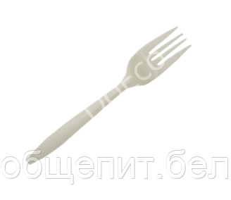 Вилка ECO Fork white 150 мм одноразовая биоразлагаемая (100 шт/упак) - фото 1 - id-p165229769