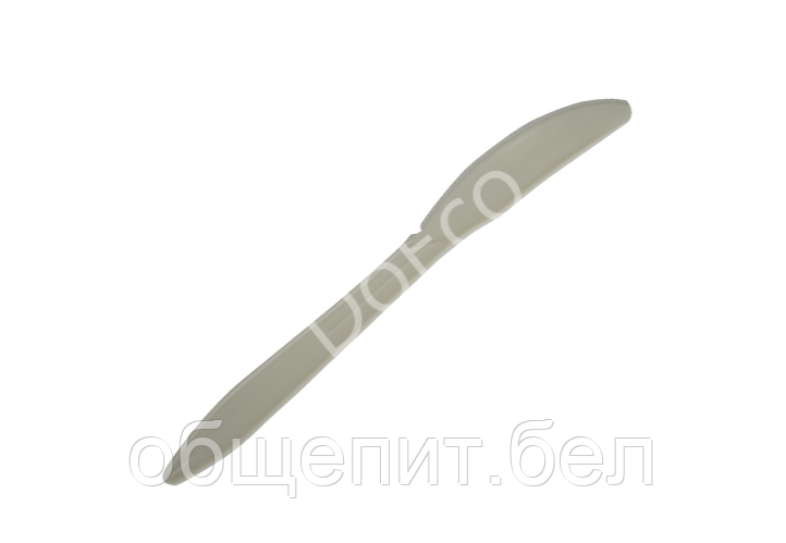 Нож ECO Knife white 190 одноразовый биоразлагаемый (50 шт/упак) - фото 1 - id-p165229776