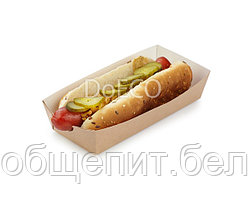 Лоток для хот-дога "Kraft series" TRAY-HD165*70*40 мм